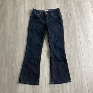 Paige Dark Blue Bootcut Jeans
